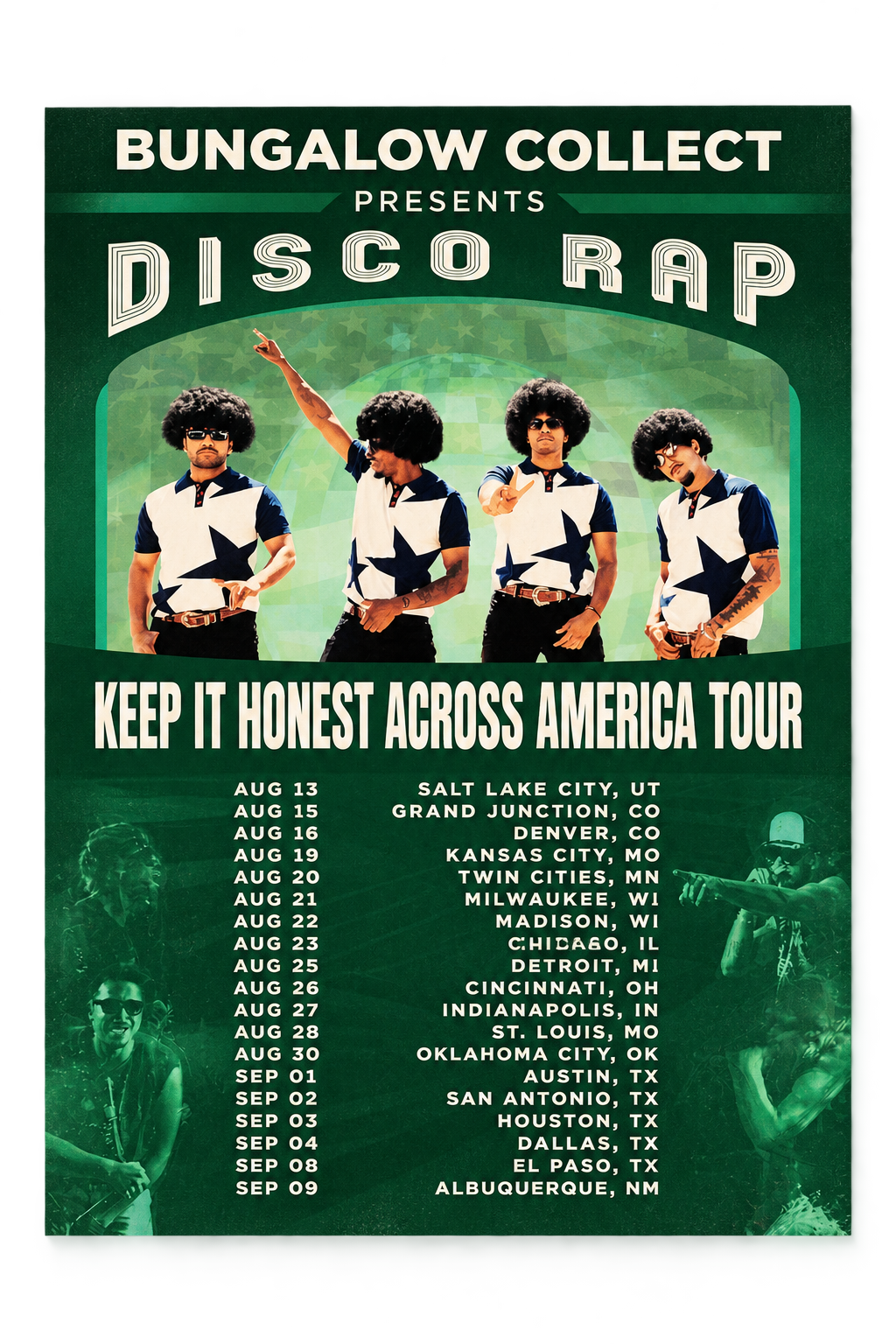 Keep It Honest Across America Tour Poster