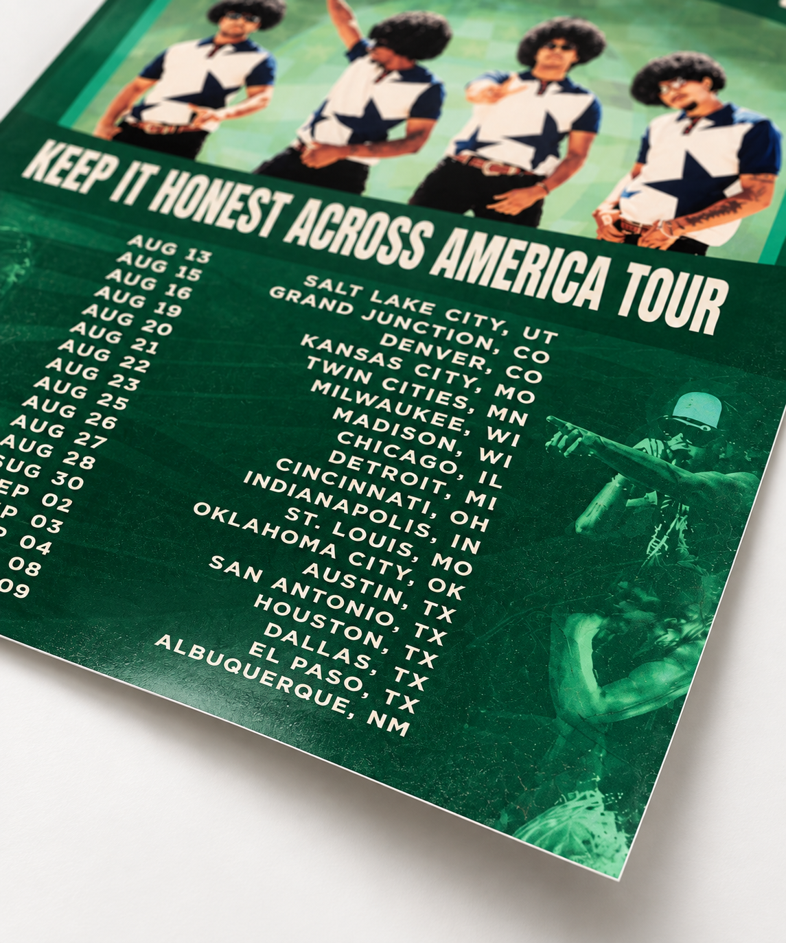 Keep It Honest Across America Tour Poster